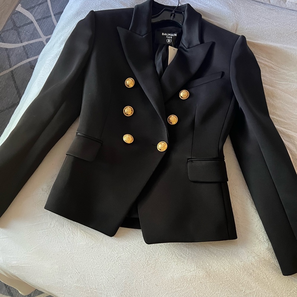 Balmain Double Breasted Blazer - image 4